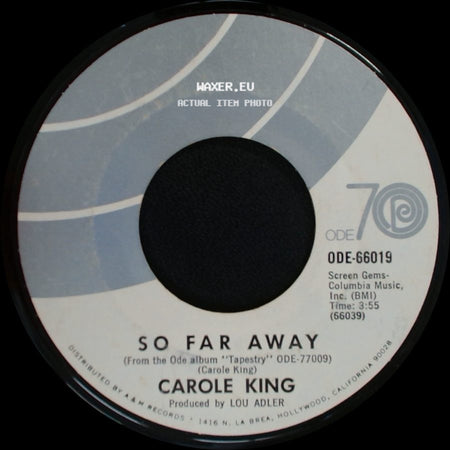 Carole King - Smackwater Jack / So Far Away side B