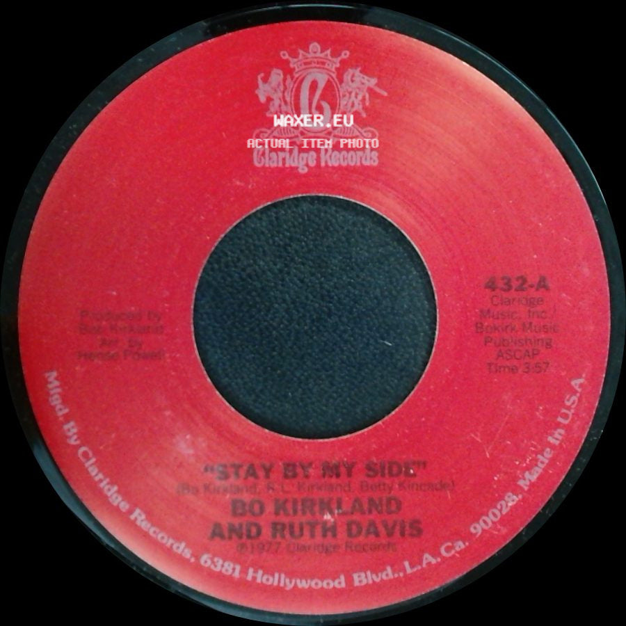 Bo Kirkland And Ruth Davis - That's A Bet / Stay By My Side side B