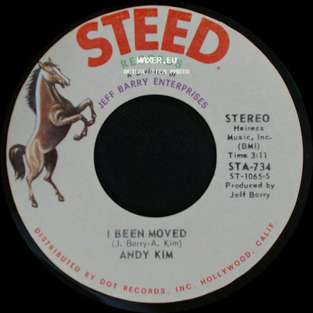 Andy Kim - If I Had You Here / I Been Moved side B
