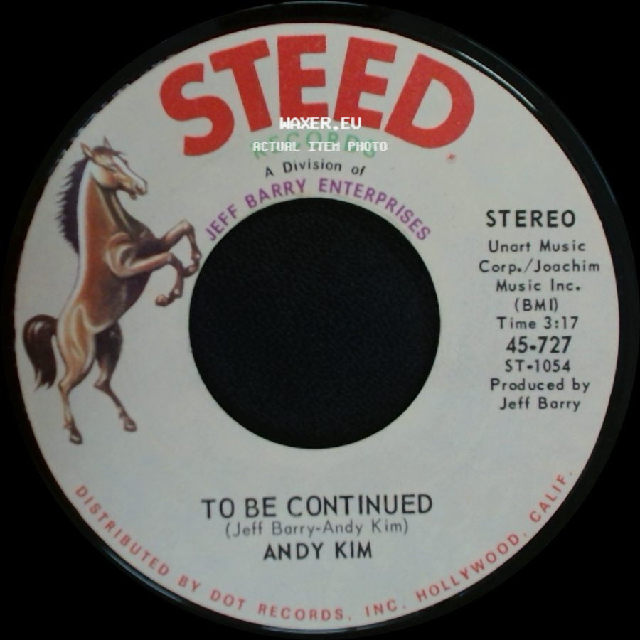 Andy Kim - To Be Continued / It's Your Life side A