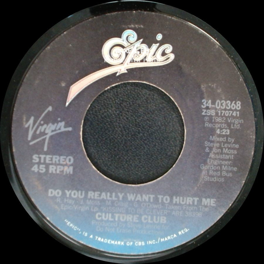 Culture Club - Do You Really Want To Hurt Me / You Know I'm Not Crazy side A