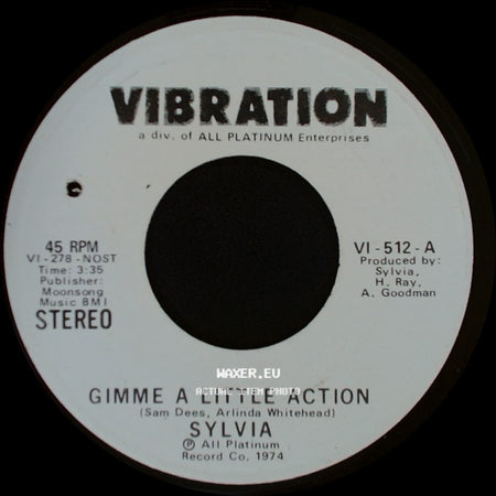 Sylvia - Gimme A Little Action / Gimme A Little Action side A
