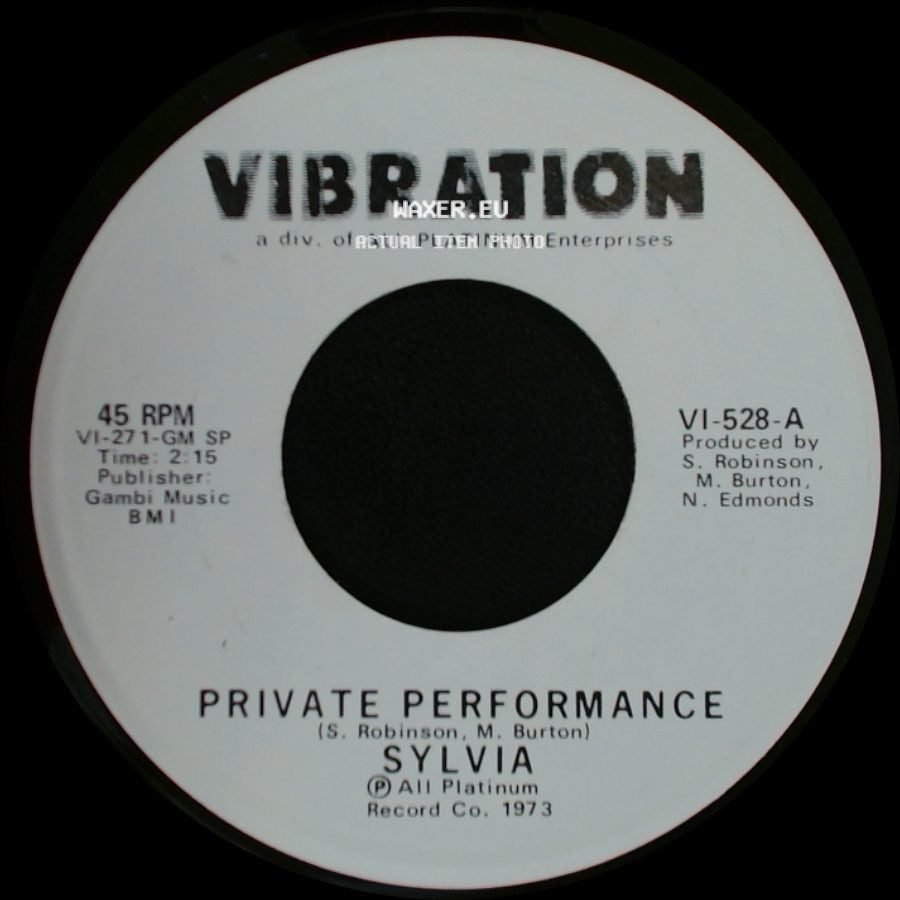 Sylvia - Private Performance / Private Performance side A