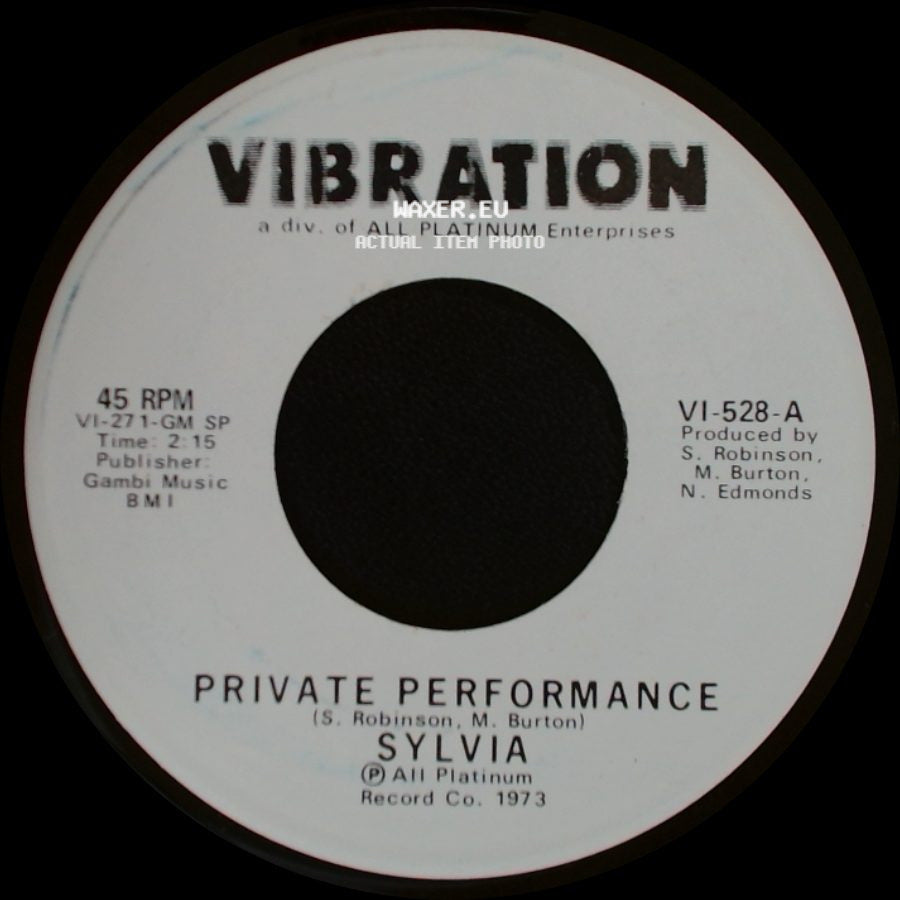 Sylvia - Private Performance / Private Performance side A