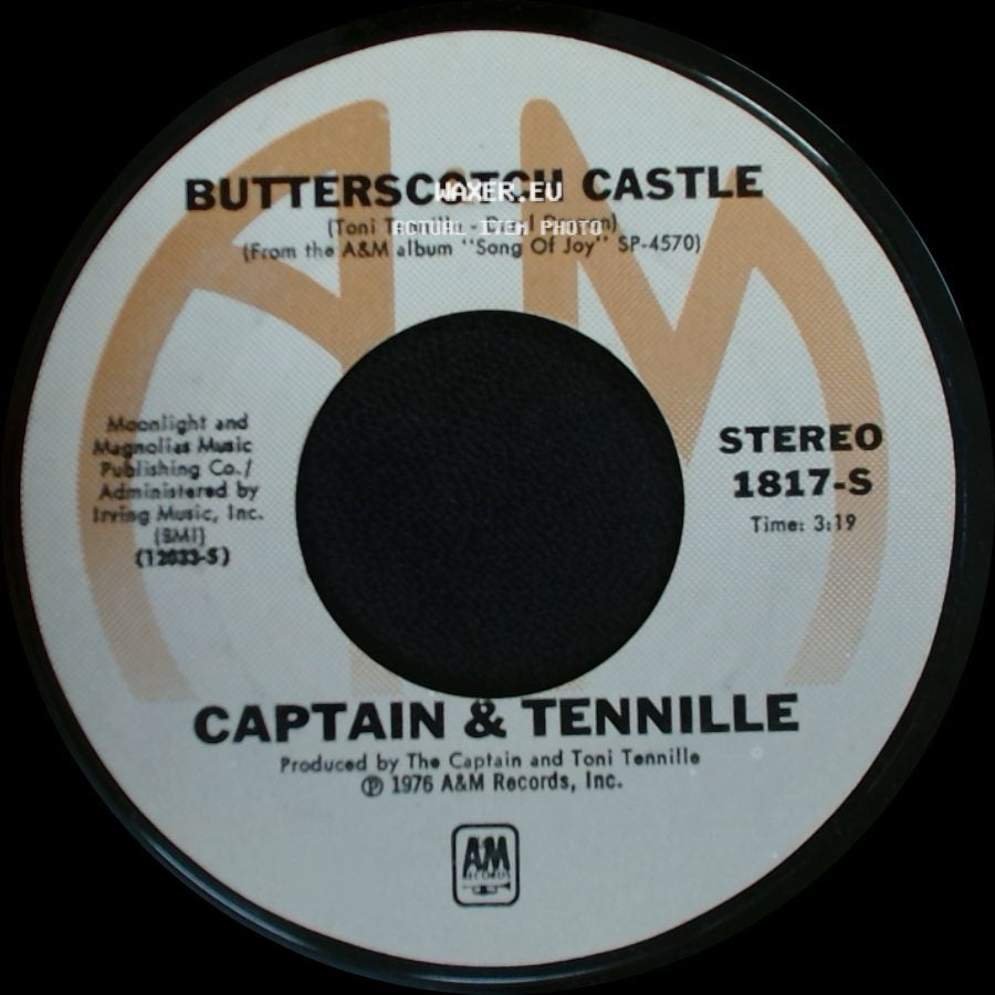 Captain & Tennille - Shop Around / Butterscotch Castle side B