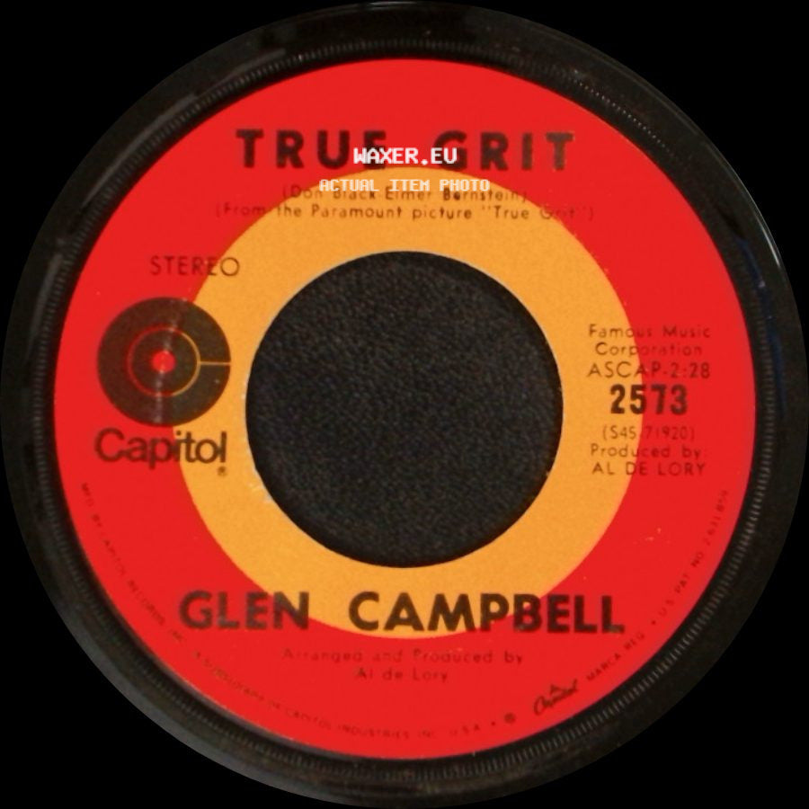 Glen Campbell - True Grit / Hava Nagila side A