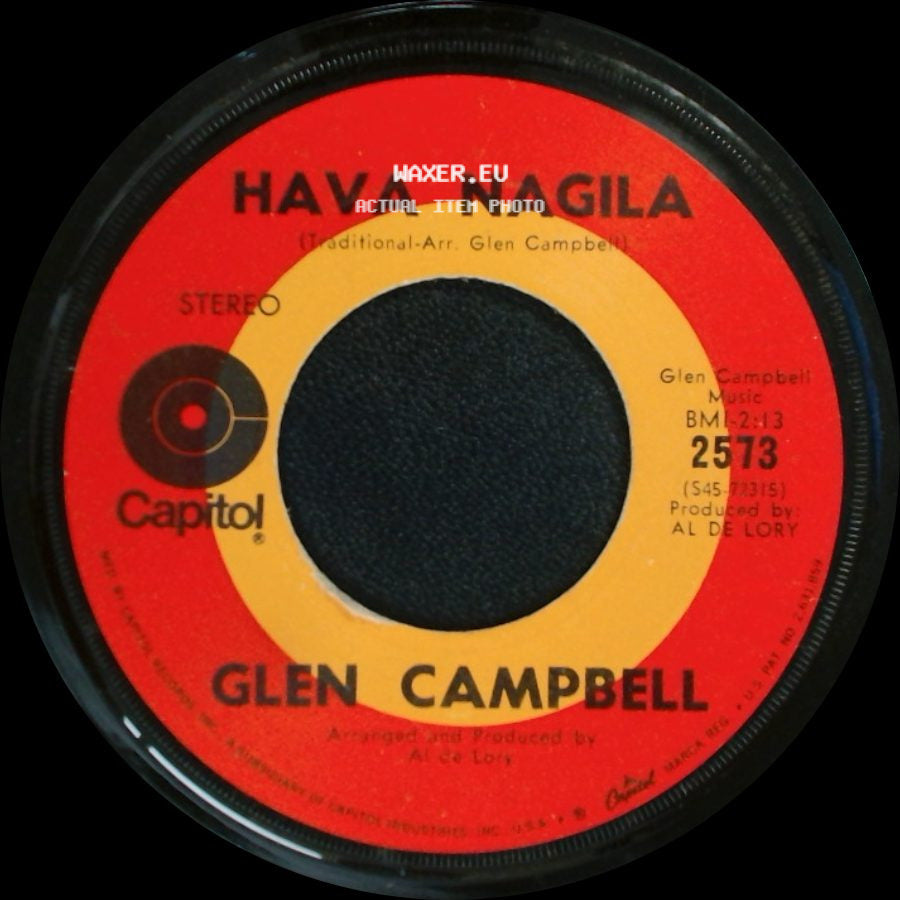Glen Campbell - True Grit / Hava Nagila side B