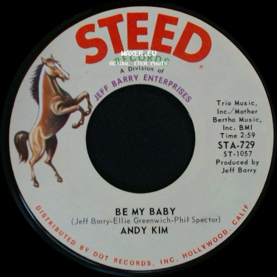 Andy Kim - Love That Little Woman / Be My Baby side B