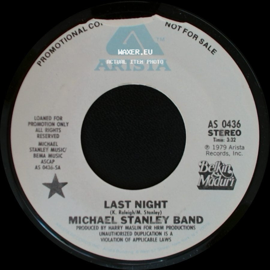 Michael Stanley Band - Last Night / Last Night side A
