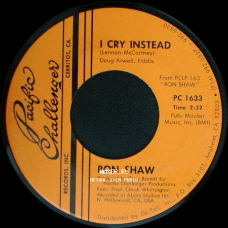 Ron Shaw - I Cry Instead / Kansas City side A
