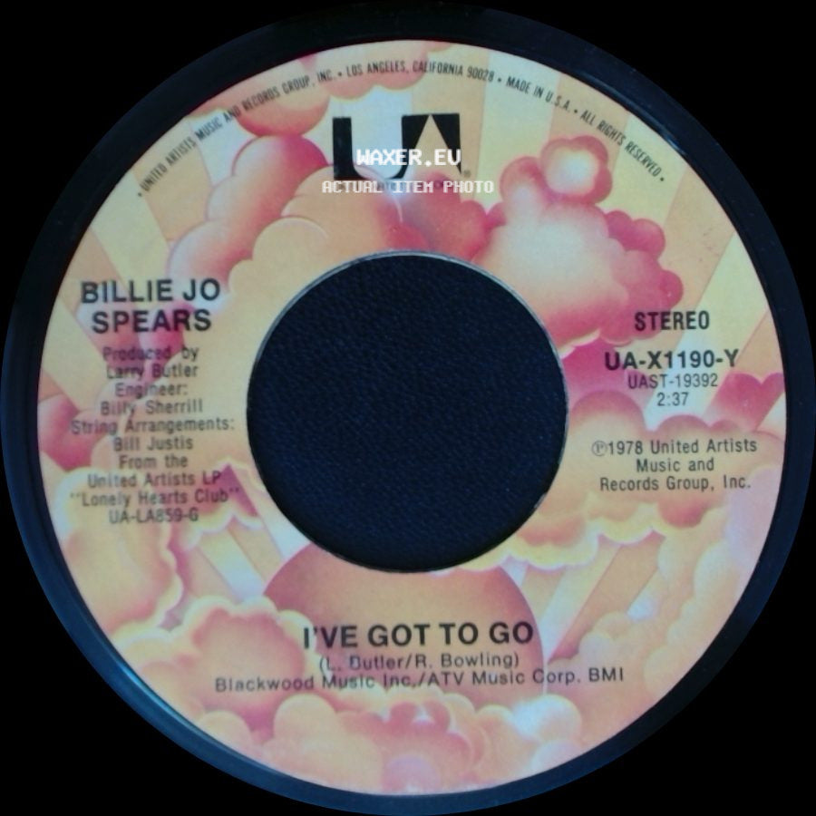 Billie Jo Spears - I've Got To Go / There's More To A Tear (Than Meets The Eye) side A