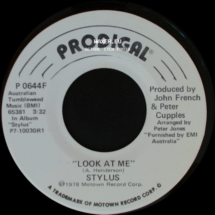 Stylus - Look At Me / Look At Me side A
