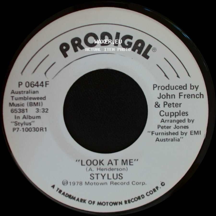 Stylus - Look At Me / Look At Me side B