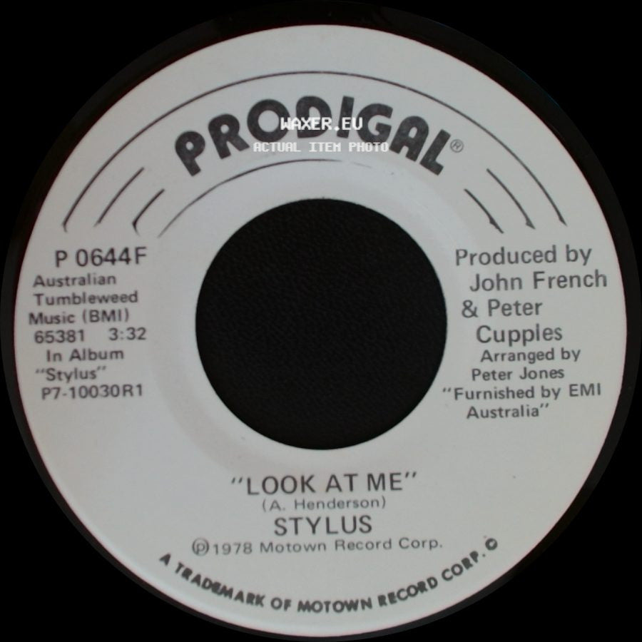 Stylus - Look At Me / Look At Me side A