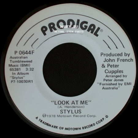 Stylus - Look At Me / Look At Me side B