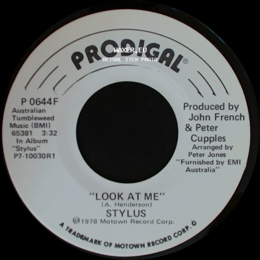 Stylus - Look At Me / Look At Me side A