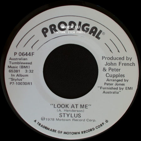 Stylus - Look At Me / Look At Me side B