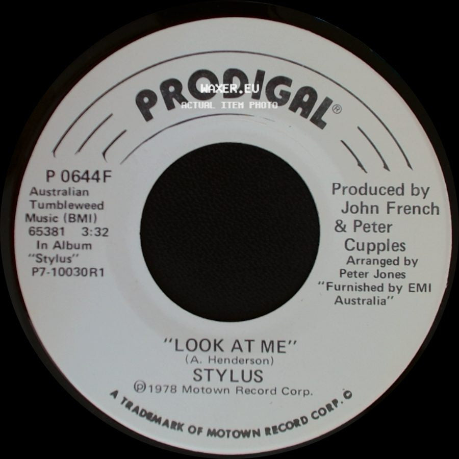 Stylus - Look At Me / Look At Me side B