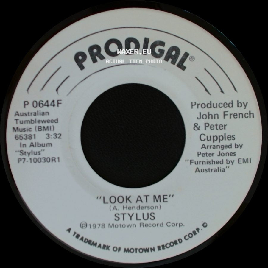 Stylus - Look At Me / Look At Me side B