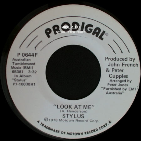 Stylus - Look At Me / Look At Me side A