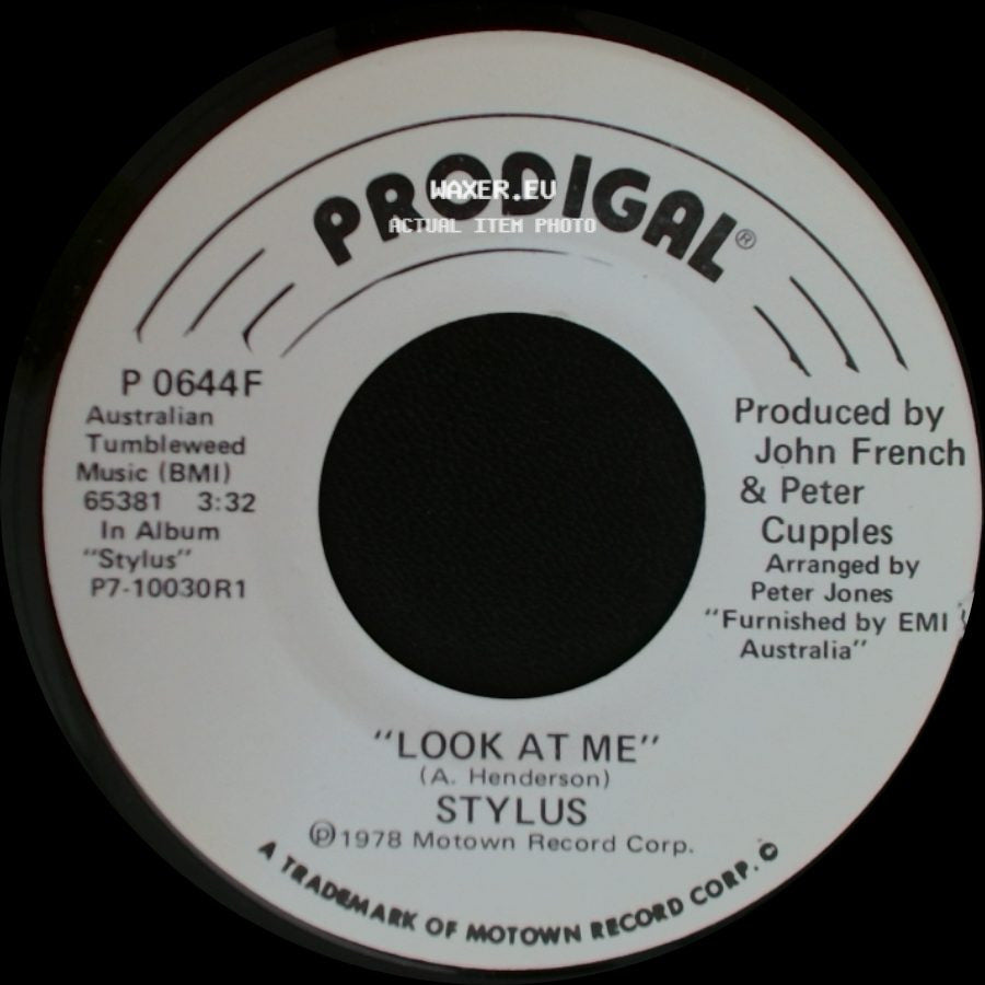 Stylus - Look At Me / Look At Me side A