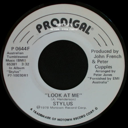 Stylus - Look At Me / Look At Me side B