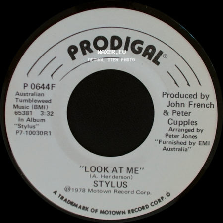 Stylus - Look At Me / Look At Me side A