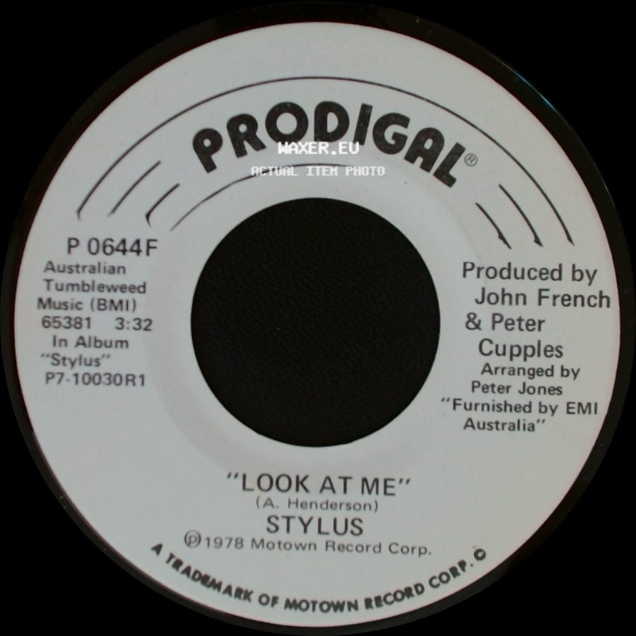 Stylus - Look At Me / Look At Me side A