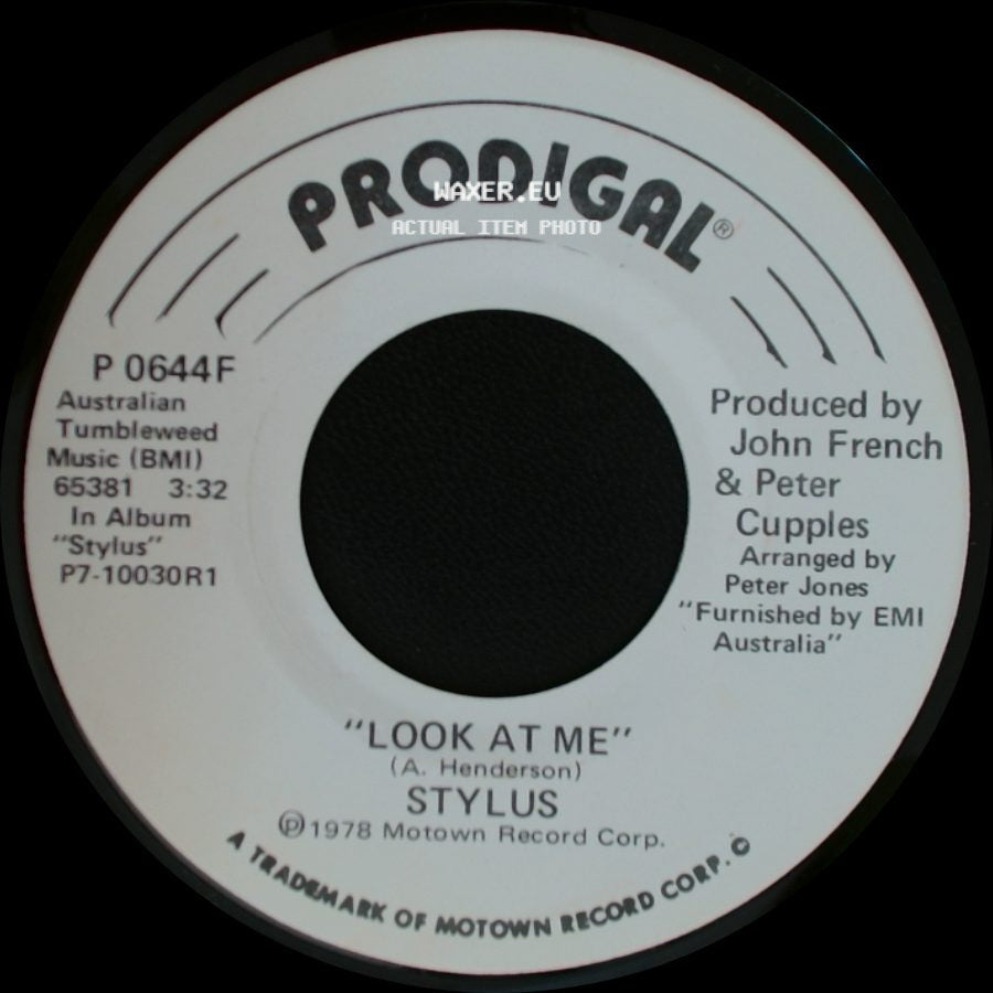 Stylus - Look At Me / Look At Me side B