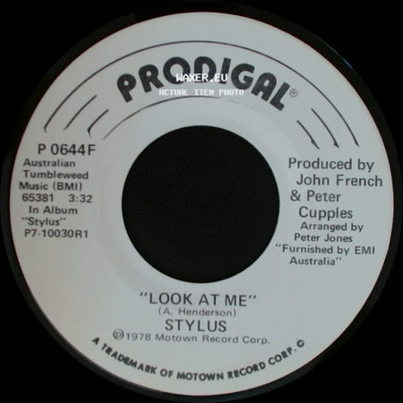 Stylus - Look At Me / Look At Me side B