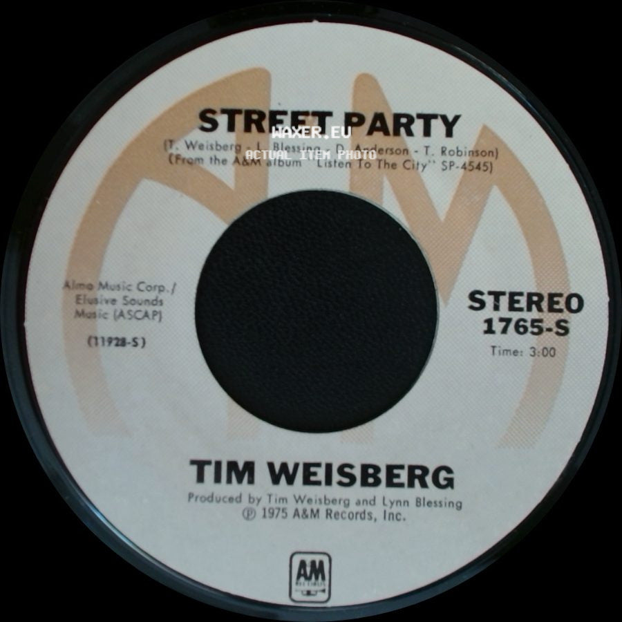 Tim Weisberg - Street Party / The Chase side A