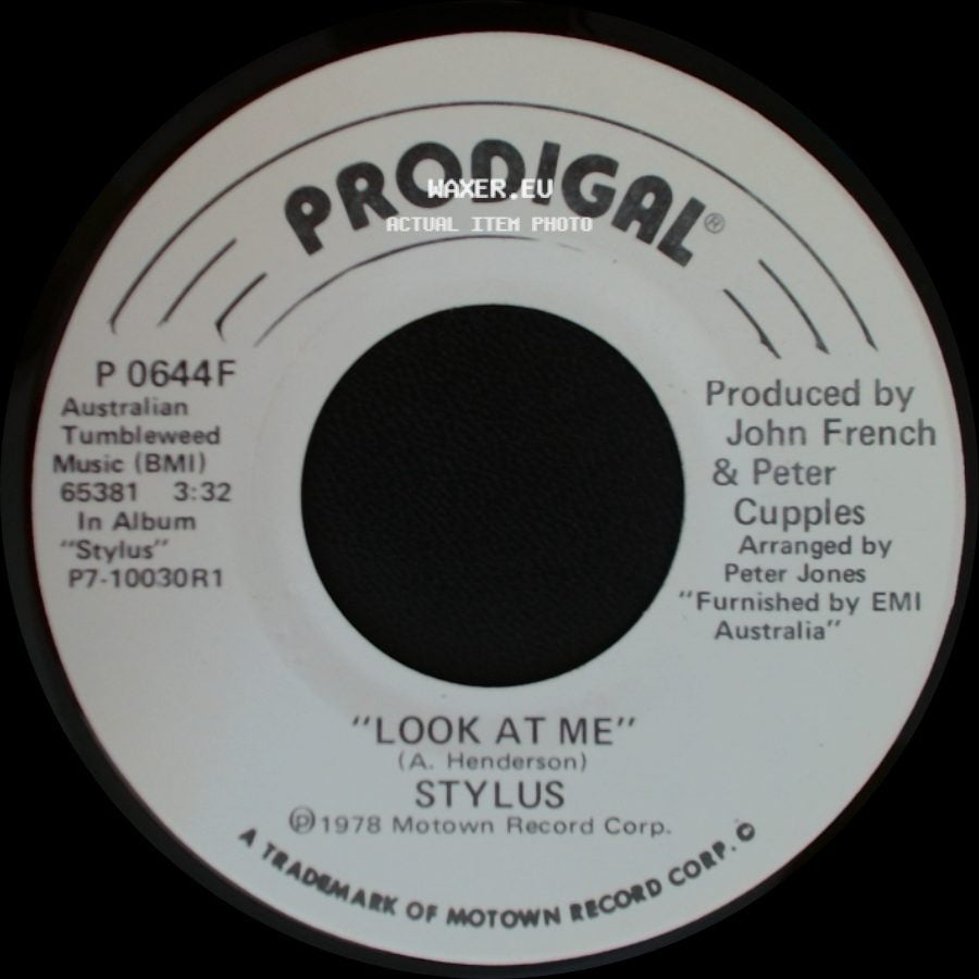 Stylus - Look At Me / Look At Me side A