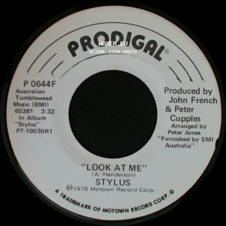 Stylus - Look At Me / Look At Me side B