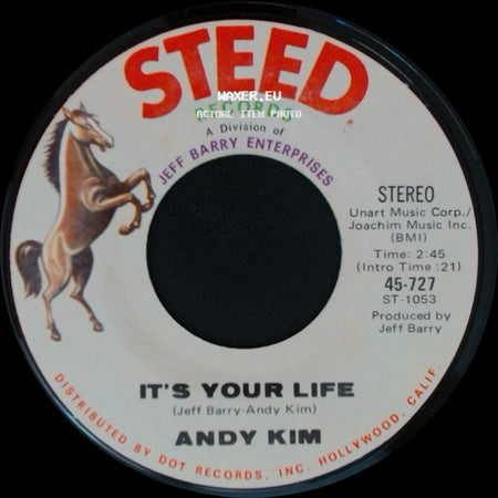 Andy Kim - It's Your Life / To Be Continued side A
