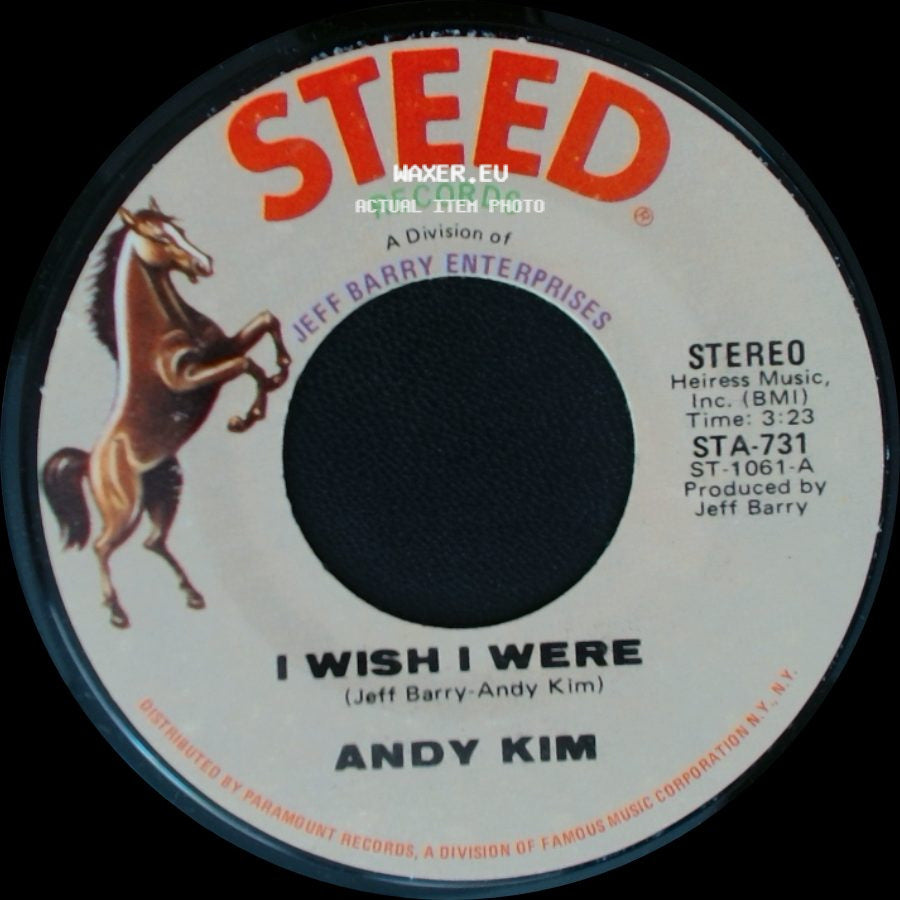 Andy Kim - I Wish I Were / Walkin' My La De Da side A