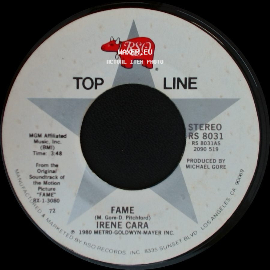Irene Cara - Fame / Out Here On My Own side A