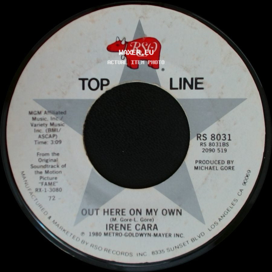 Irene Cara - Fame / Out Here On My Own side B