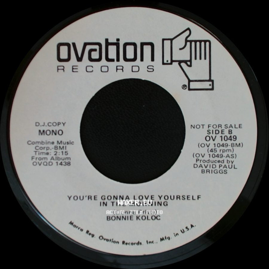 Bonnie Koloc - You're Gonna Love Yourself In The Morning / You're Gonna Love Yourself In The Morning side B