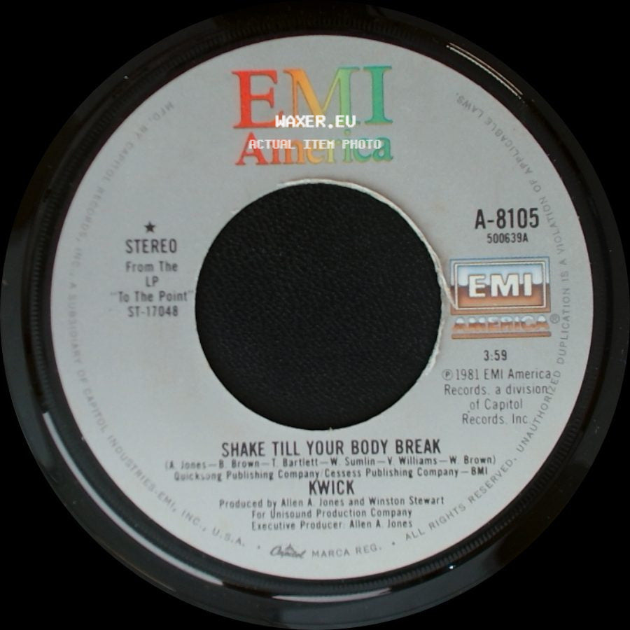 Kwick - I Choose You / Shake Till Your Body Break side B