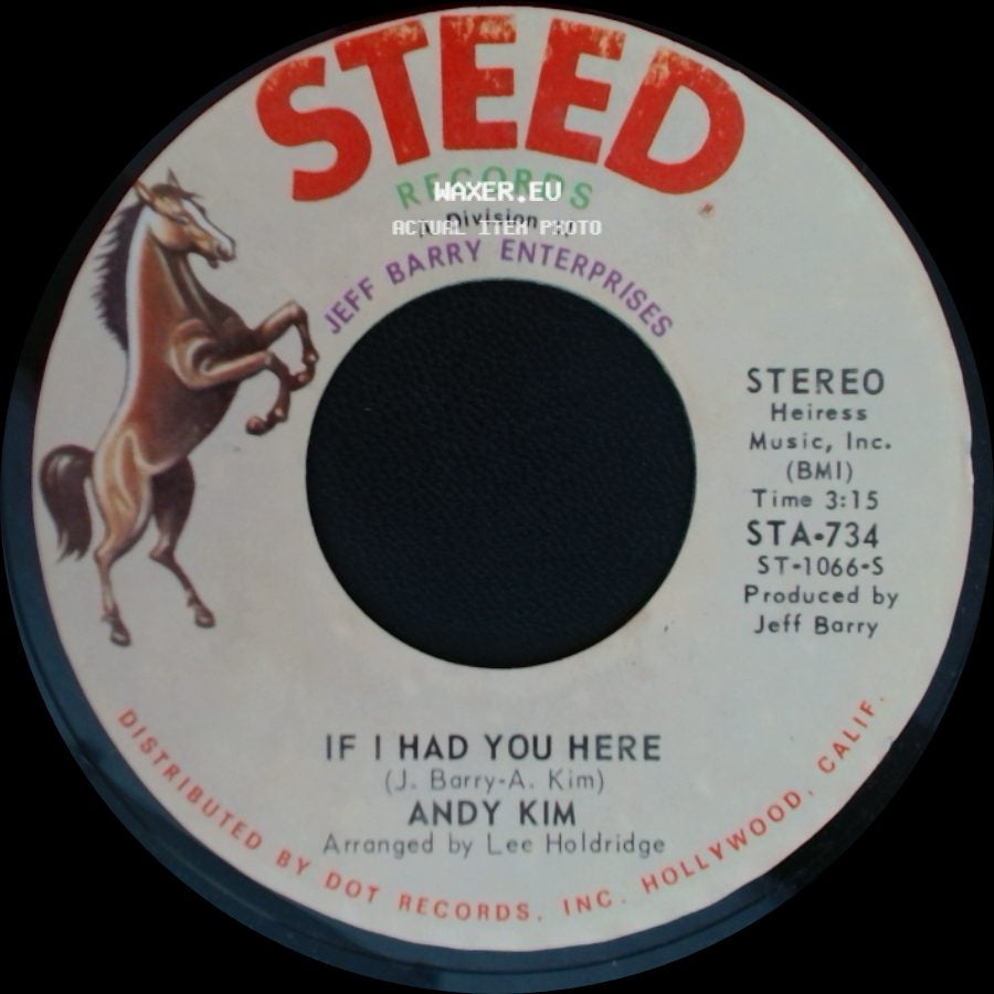Andy Kim - I Been Moved / If I Had You Here side B