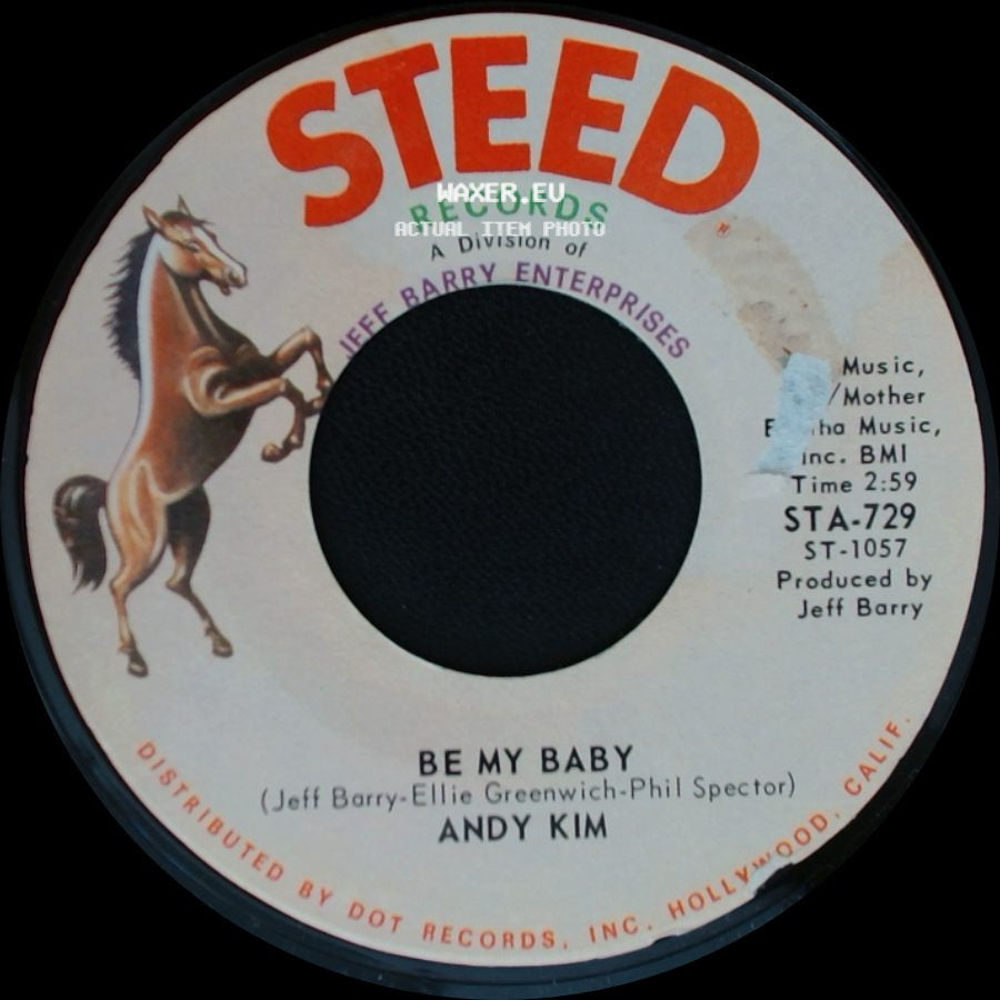Andy Kim - Love That Little Woman / Be My Baby side B