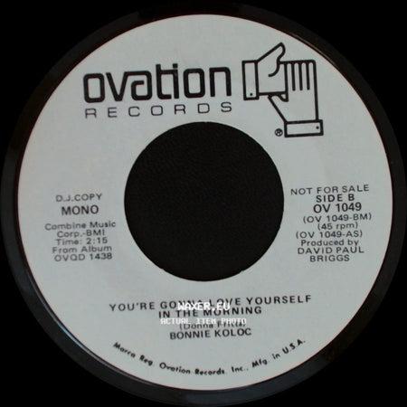 Bonnie Koloc - You're Gonna Love Yourself In The Morning / You're Gonna Love Yourself In The Morning side B
