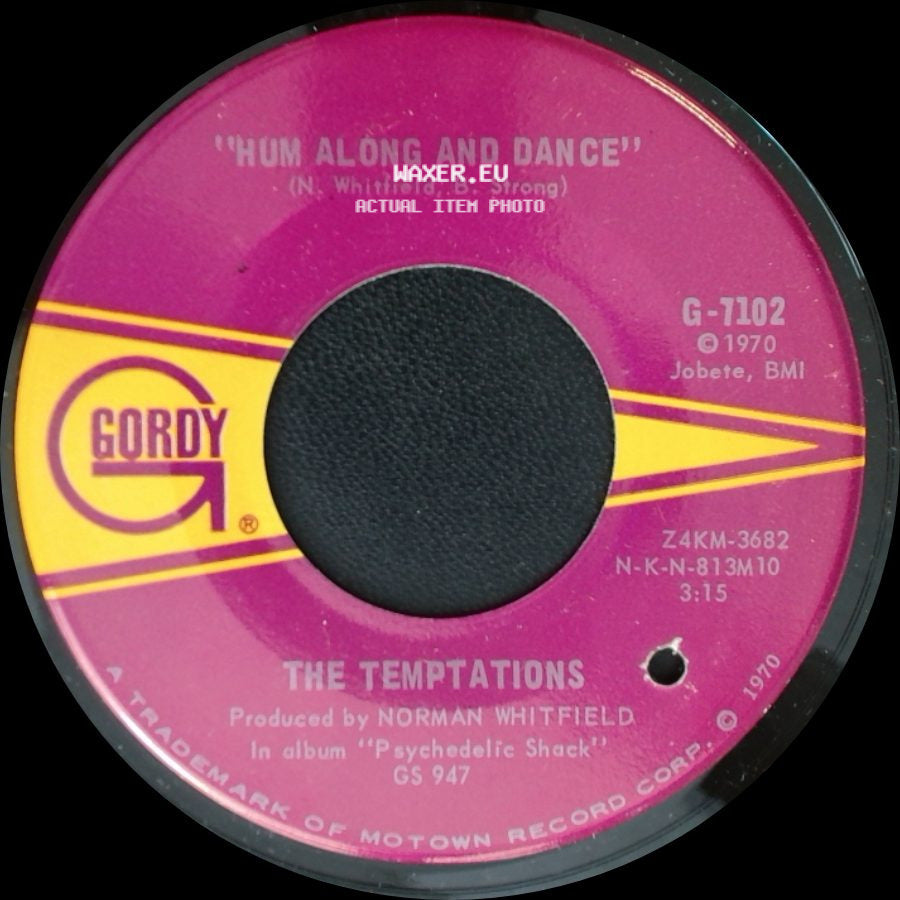The Temptations - Hum Along And Dance / Ungena Za Ulimwengu (Unite The World) side A