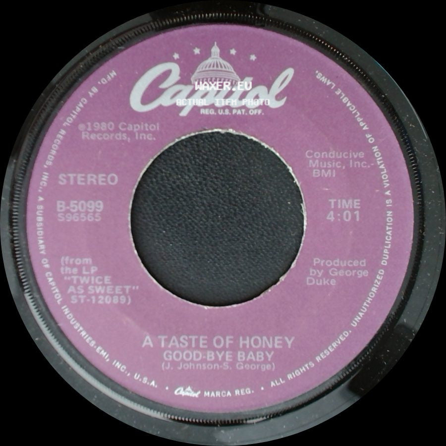 A Taste Of Honey - Good-Bye Baby / I'll Try Something New side A