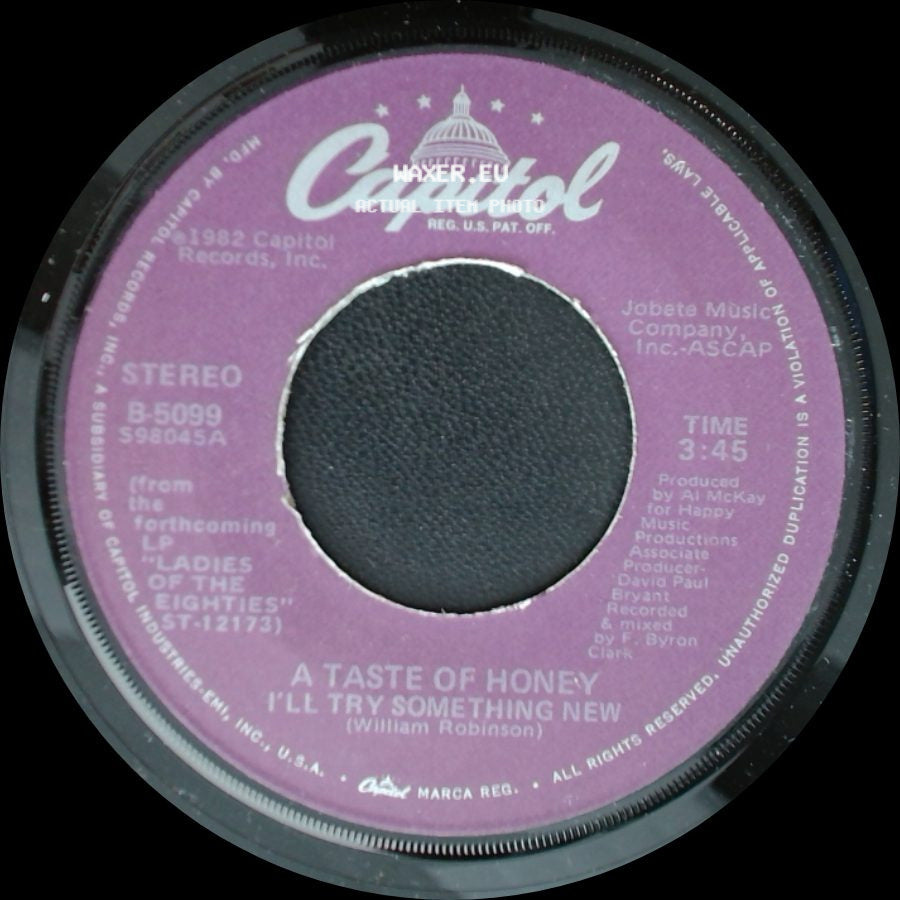 A Taste Of Honey - I'll Try Something New / Good-Bye Baby side A