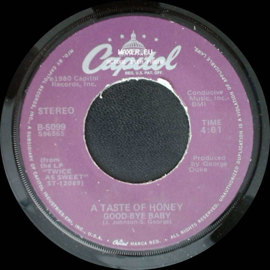 A Taste Of Honey - I'll Try Something New / Good-Bye Baby side B