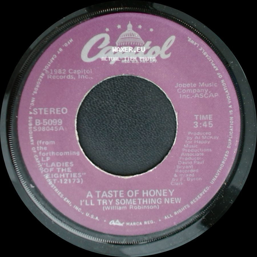 A Taste Of Honey - I'll Try Something New / Good-Bye Baby side A