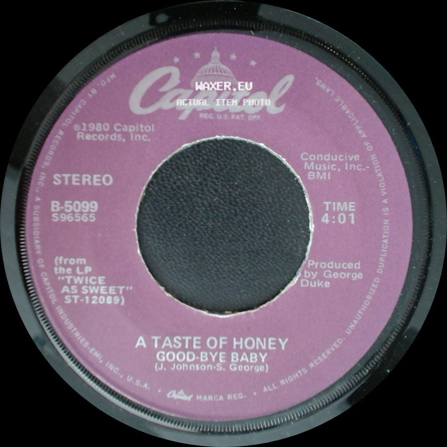 A Taste Of Honey - I'll Try Something New / Good-Bye Baby side B