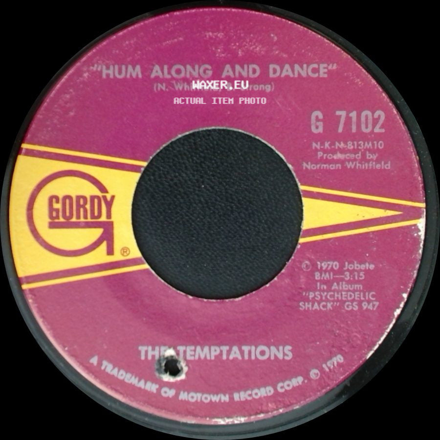 The Temptations - Hum Along And Dance / 'ungena Za Ulimwengu (Unite The World)' side A