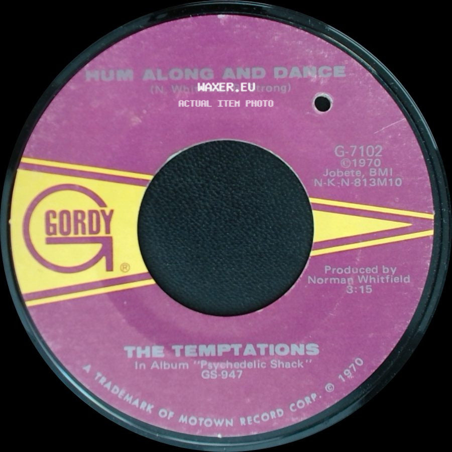 The Temptations - Ungena Za Ulimwengu (Unite The World) / Hum Along And Dance side B